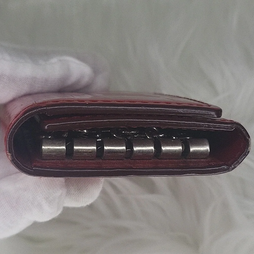 Burberry key holder red case 5 rings - Picture 4 of 17